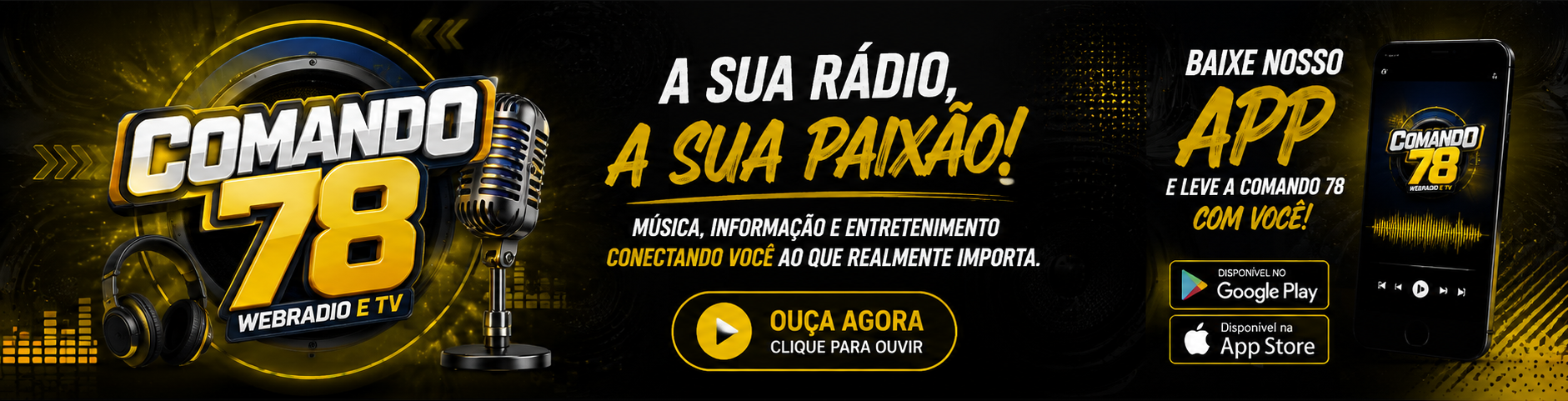 Comando 78 - Webrádio e TV